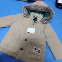 クレードスコープ　ベージュ ダウンコート 110