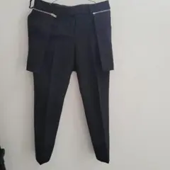 UNDERCOVER　スカート付きウールパンツ　1　クロップドパンツ