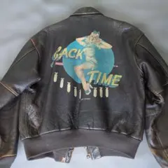 AVIREX TYPE A-2 レザージャケット ダークブラウン