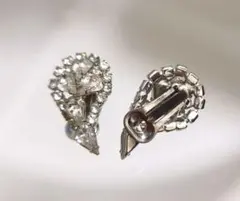 ビンテージ風クリスタルイヤリング