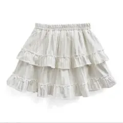 GRL インパン裏地付きフリルティアードミニスカート［gn401］