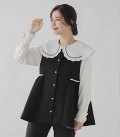 【未使用タグ付き】Fitmore パールジレ　ネイビー(おまけ付き)