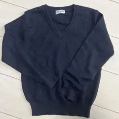 A-CLUB Vネックセーター 120サイズ ダークネイビー