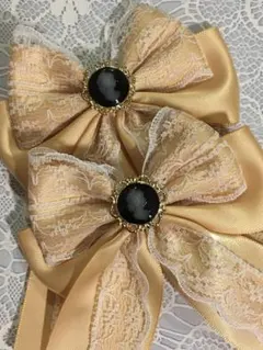 量産型カメオ姫リボン♡お姫様の髪飾り♡