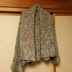osmosis loafオズモーシスロフ2wayニットロングショートガウンコート