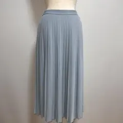UNIQLO ライトブルー プリーツロングスカート