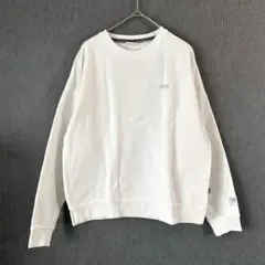 FILA ホワイト トレーナー　ウィメンズ　M　白　フィラ　スウェット