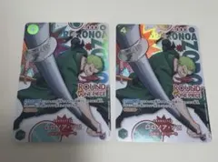 ワンピースカード ROUND1 ラウンドワン プロモ ゾロ サンジ - メルカリ