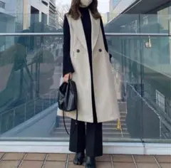 ZARA ダブルブレスト ソフトベスト