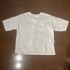 GU ボクシーT(5分袖)(オーバーサイズ) ホワイト　Lサイズ