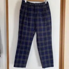 コムサイズム　チェックパンツ L 秋冬