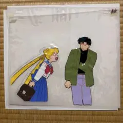 ドラゴンボール セル画 (人造人間18号、クリリン、ブルマ、マーロン