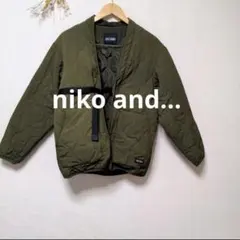 niko and… ニコアンド CITY CREEK キルティング ジャケット