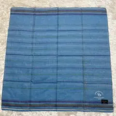 サンタバーバラ ポロ＆ラケットクラブ ハンカチ ブルー 47cm 綿100% 青のサムネイル