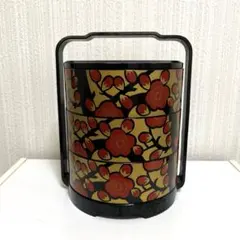 古い重箱　骨董　昭和レトロ 重箱 昭和レトロ 鶴亀 2段重箱 2セット 骨董品 台付 - メルカリ