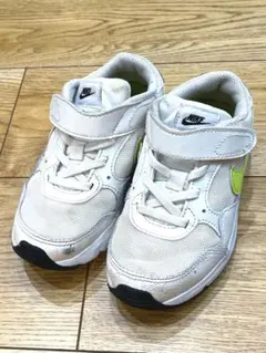 Nike Air Maxキッズスニーカー ホワイト/ライム18.0 エアマックス