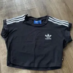 値下げOK adidas クロップドTシャツ 黒
