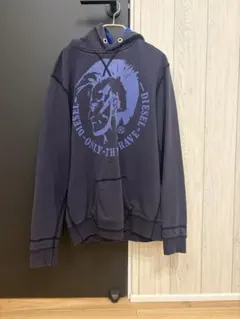 DIESEL ディーゼル パーカー ブルー y2k swag ビンテージ 古着