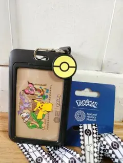 新品 ロンドン自然史博物館 イーブイ IDカード ストラップ付き カード