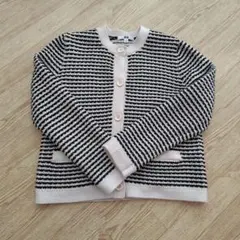 UNIQLO ボーダー ニットカーディガン ジャケット М
