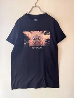 No.6449 鬼滅の刃 伊之助 Tシャツ 黒 S