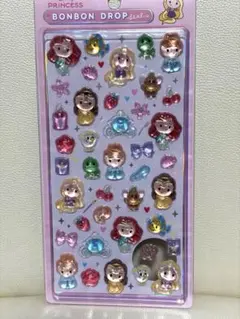 ディズニー プリンセス ボンボンドロップシール