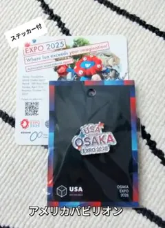 【未開封】アメリカパビリオン スタッフ ピンバッジ セット 2025年最新】アメリカパビリオンの人気アイテム - メルカリ