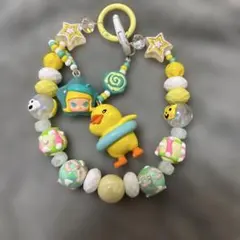 pop martカラフルアヒルストラップ