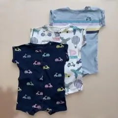 NEXT baby半袖ロンパース／カバーオール 3点セット／サイズ6-9m