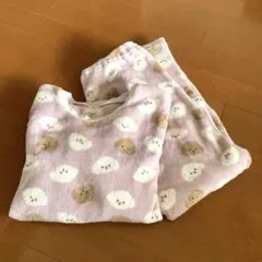 西松屋　犬柄フリースパジャマ 150cm　キャンプなどに