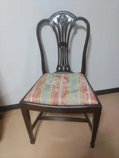 送料込イギリス　アンティーク マホガニー椅子