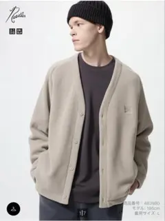 UNIQLO フリースオーバーサイズカーディガン S NEEDLES