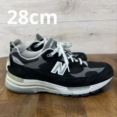 美品new balance 992 Black with grey 28.0cm