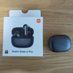 【右耳のみ】Redmi Buds 6 Pro ブラック　充電ケース付き
