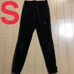 adidasOriginalsベロアジャージパンツSレディースBLACK送料無料