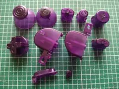 ゲームキューブコントローラー パープル GCコン カスタムボタン