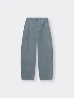 gu コーデュロイバレルレッグパンツ ワイドパンツ