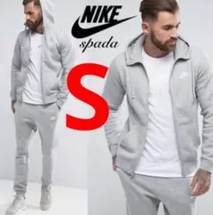 NIKE パーカー　ジョガーパンツ　スウェット　フレンチテリー　グレー　S