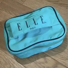ELLE♡古着屋購入♡80'sレトロミルクグリーン♡バニティポーチのサムネイル