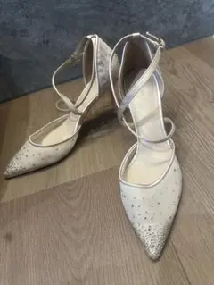ランダ　ビジューストーン　パンプス