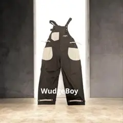 希少 WudgeBoy バイカラー オーバーオール WB1044 刺繍ロゴ 完売