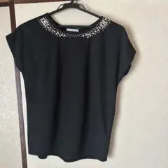 トップス　黒 opaque clip 半袖