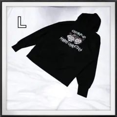 Avail ちいかわ サンリオ モモンガ&クロミ ハーフジップパーカー 黒 Ｌのサムネイル