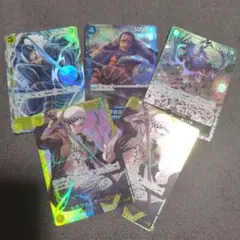 ワンピース トレーディングカード 5枚セット