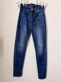 激レア　アメリカンイーグル　スキニーストレッチデニム