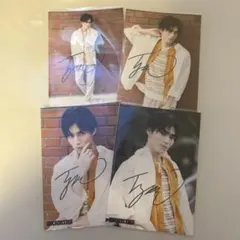 BUDDiiS TAKUYA 生写真004 サイン 4枚セット