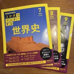 【3万冊組・美品】NHK3か月でマスターする 世界史 7・8・9月号