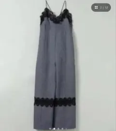 JEANASIS レースキャミサロペ　ネイビーのサムネイル