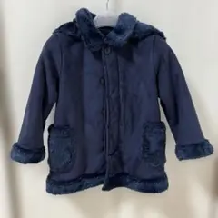 コムサ　フォセット　ボアコート　フード付き お値下げしました