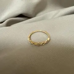 U*＊様 廃盤 AHKAH エスポワール リング K18 ダイヤ0.1ct 4号 - メルカリ